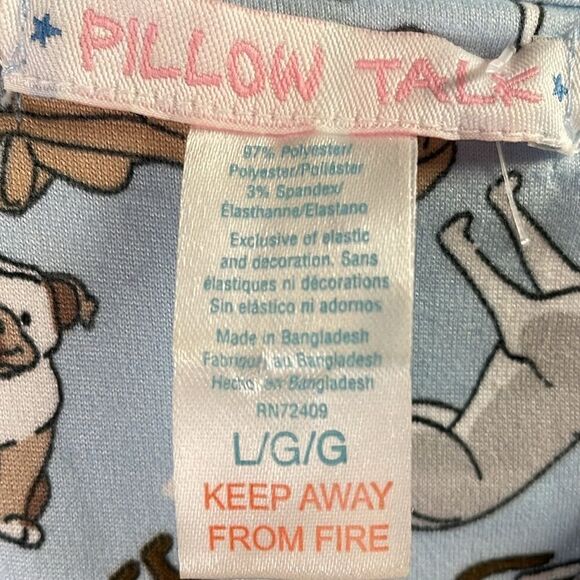 PILLOW TALK Pj Top with Puppy Dogs Size Large - Picture 5 of 7